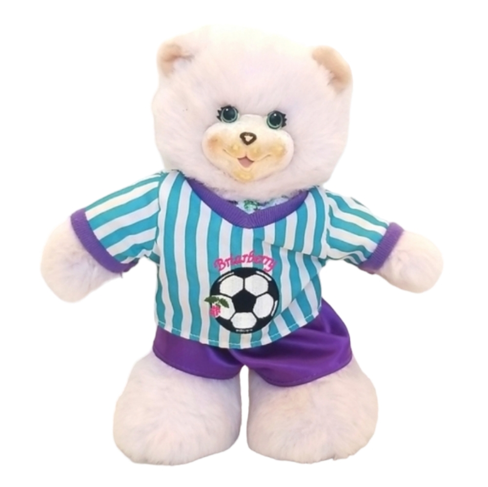 Vintage Fisher Price Briarberry Bear BerryNicole Soccer Bear